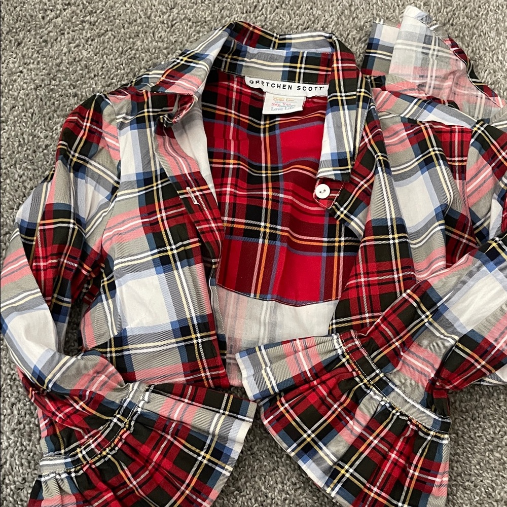 Gretchen Scott Designs Vibrant Plaid Shirt